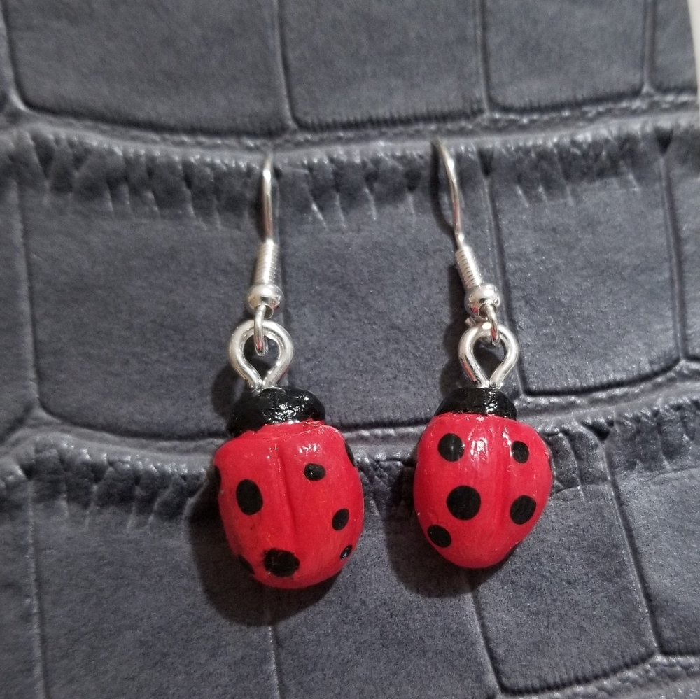 Ladybug earrings